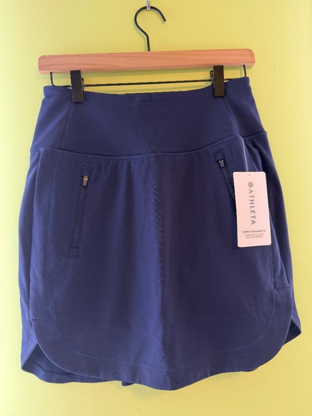 NWT Athleta Royal Blue Fairway Golf Skort - Size XS